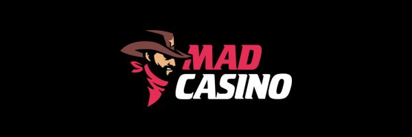 Mad Casino banner showing its 777 percent welcome match and cashback offer